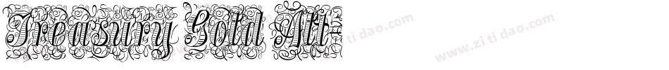 Treasury Gold Alt字体转换